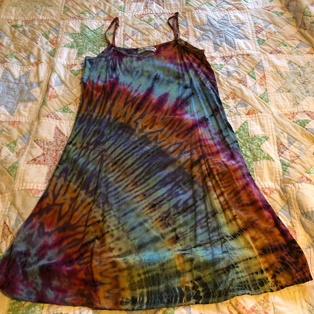 Awesome Midi Tie-Dyed Dress